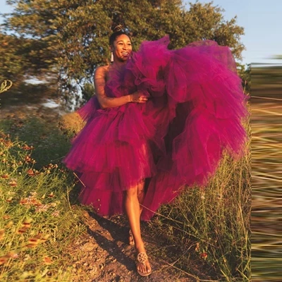 2020 Trendy Fluffy Tulle Skirts Women Plus Size