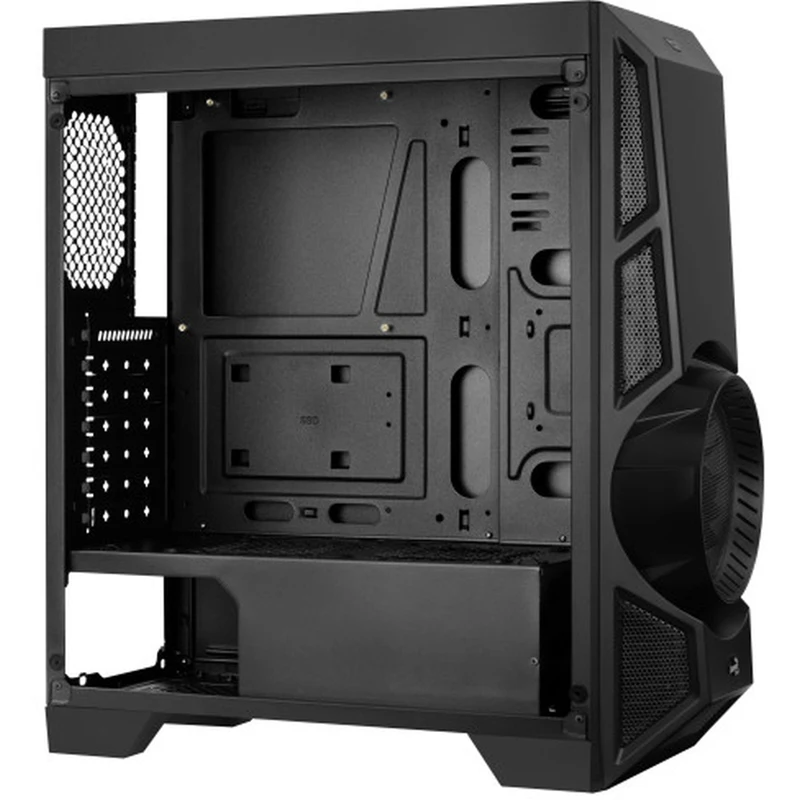 Корпус Aerocool Aero Engine RGB-G-BK-v2 черный без БП ATX 3x120mm 2xUSB2.0 1xUSB3.0 audio bott PSU