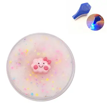 

Glow In Dark Star Fluffy Foam Slime Clay Ball Supplies Charms Slime Cloud Craft Antistress Kids Toys