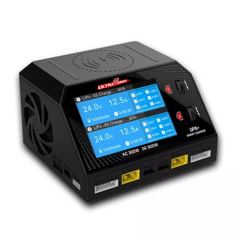 

Hot ULTRA POWER UP6+ AC 2x150W DC 2x300W 2x16A Dual Channel Battery Balance Charger Discharger
