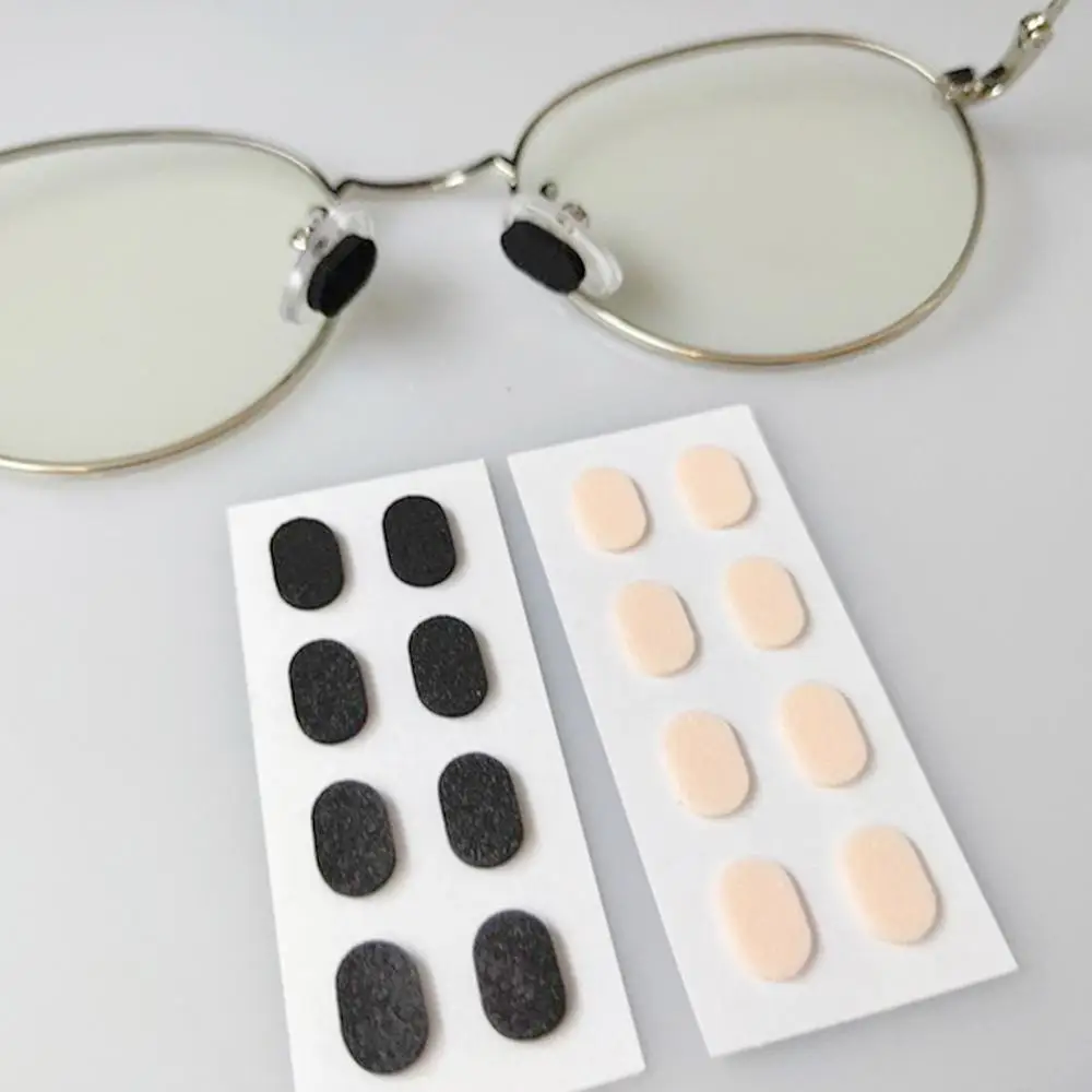 

4 Pairs Unisex Soft Foam Nose Pad Self Adhesive Anti-Slip Eyeglass Sunglasses Nose Pads for Men Women Eyewear Accessories