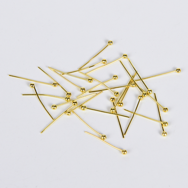 15 20 30 35 40 45 50mm Eye Ball Flat Head Pins Earrings Diy Findings Accessories Headpins For Jewelry Making Supplies