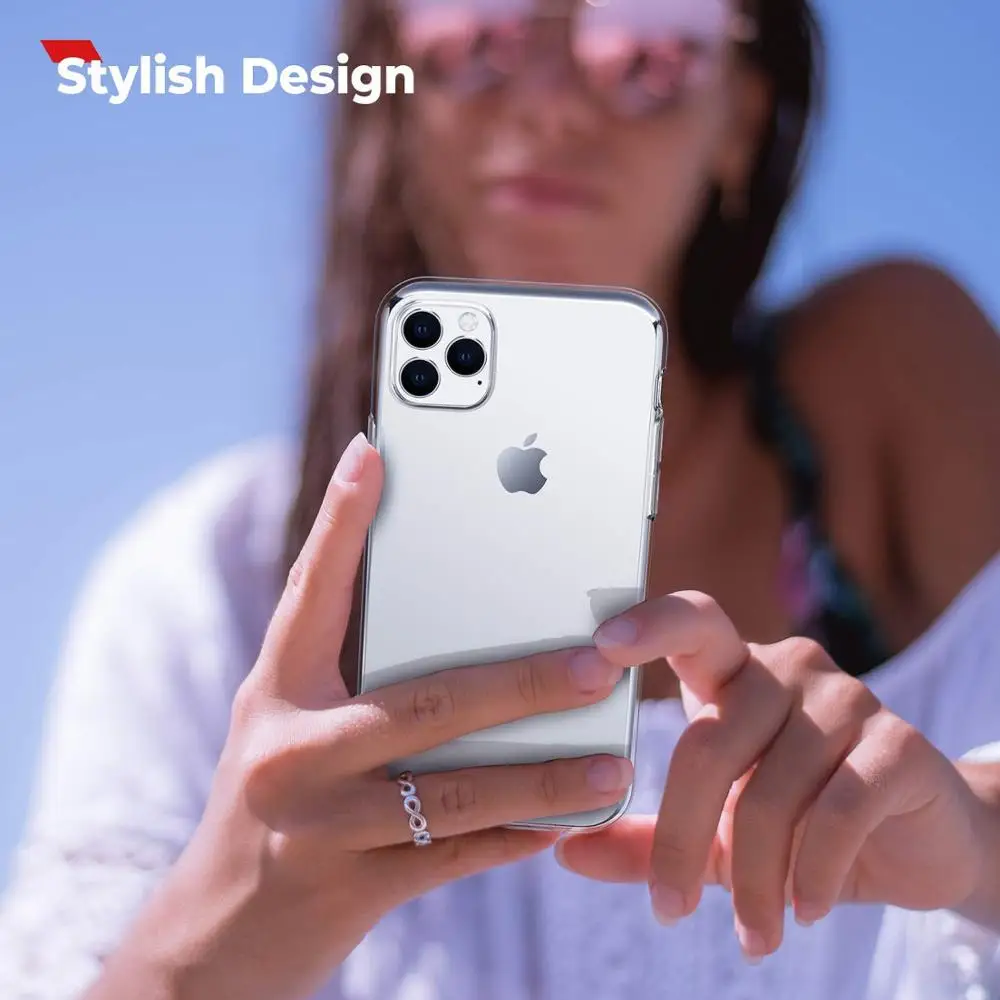 10 шт. ультра тонкий ТПУ для Apple iPhone 11 Pro XS Max XR X 8 Plus 7 6 6S SE 5 5S Прозрачный чехол для телефона силиконовый прозрачный чехол