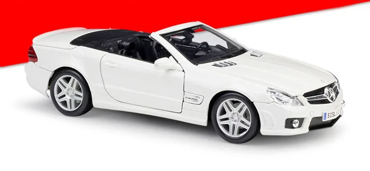 Maisto SL63 AMG, спортивный автомобиль, литая под давлением модель автомобиля, 1:18, металлический сплав, высокая симуляция автомобилей с базой, игрушки для мальчиков, транспортные средства, подарки для мальчиков