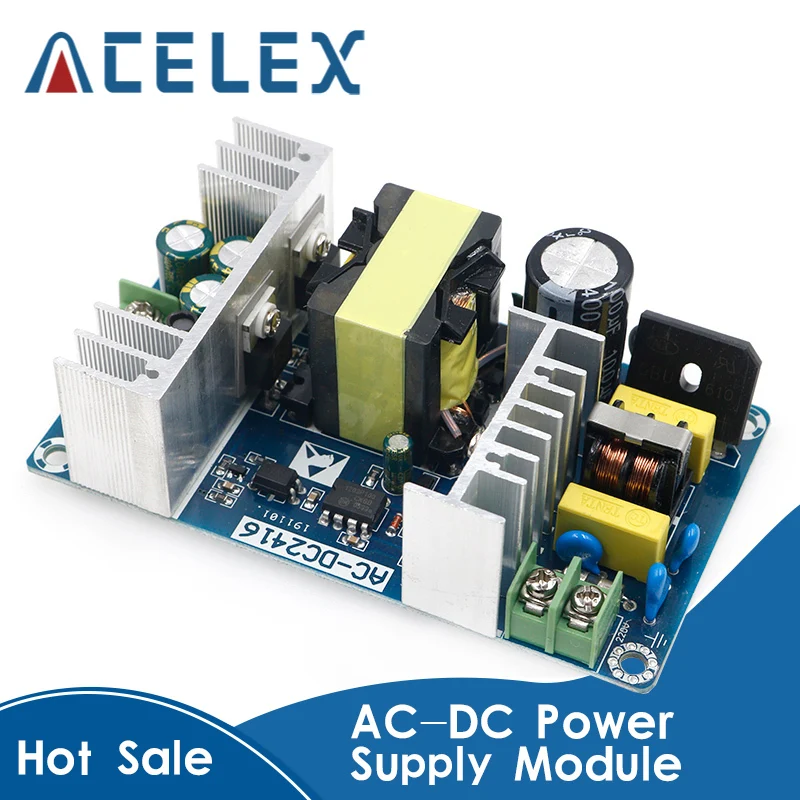 AC DC модуль источника питания 100 240V to 24V 9A 150W импульсная плата питания|Импульсный