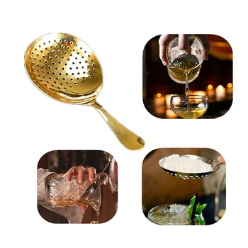 

SIMCAS Cocktail Strainer 304Stainless Steel Bar Strainer Ice Drink Filter Ice Mesh Strainer
