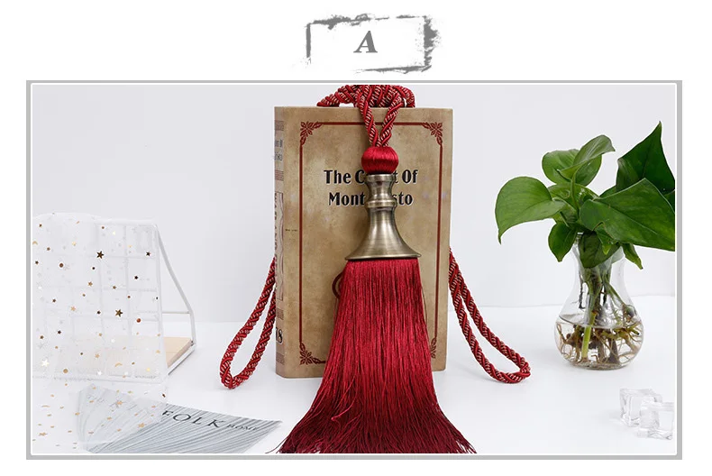 Description Picture 6 of item2PCS Tassel Curtain Tieback European Vintage Style Curtain Decorative Accessories, Rope Buckle Straps with Hanging Ball