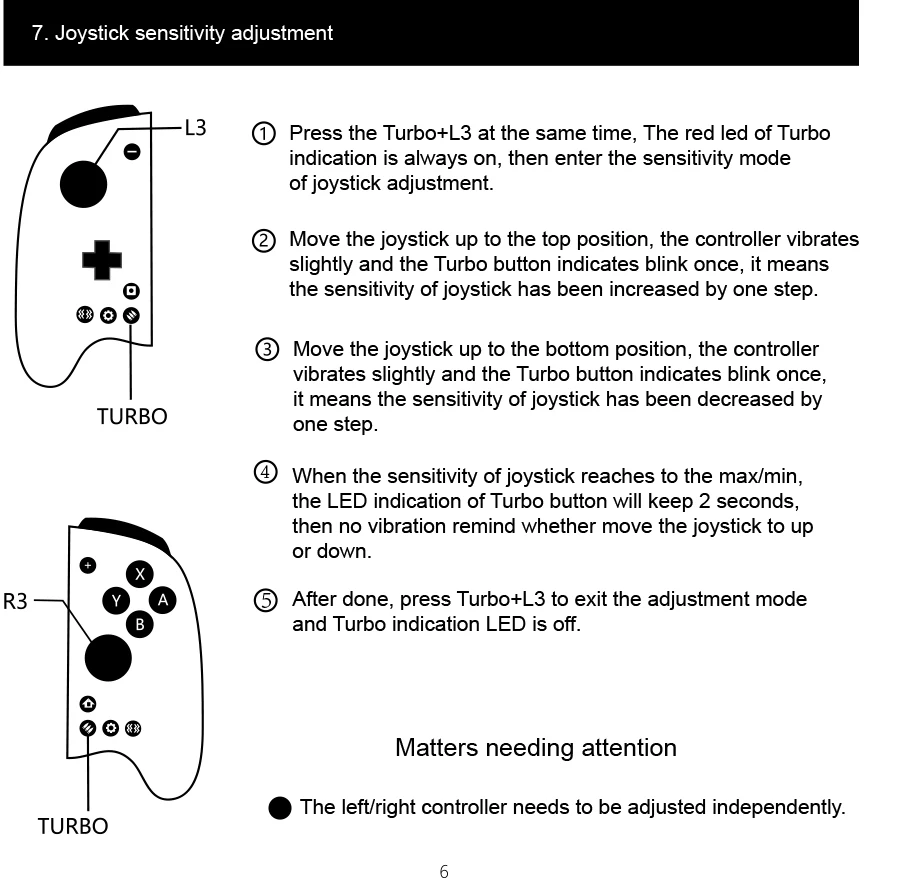 MOBAPAD M6 Gemini Game Consoles for Nintendo Switch Left&Right Gamepad Game Handle Grip for NS OLED JoyCon