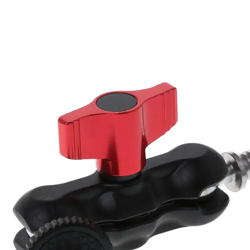  Double Ball Head Shoe Mount Adapter Arm 1/4" Screw Portable GPS Phone LCD Monitor DV Video Light DSLR Camera | Электроника