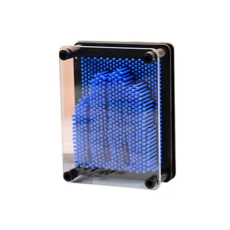 low cost Kids Toys Christmas Gift Home Decoration Changeable Sculpture 3D Pin Painting Hand Mold Needle Carv