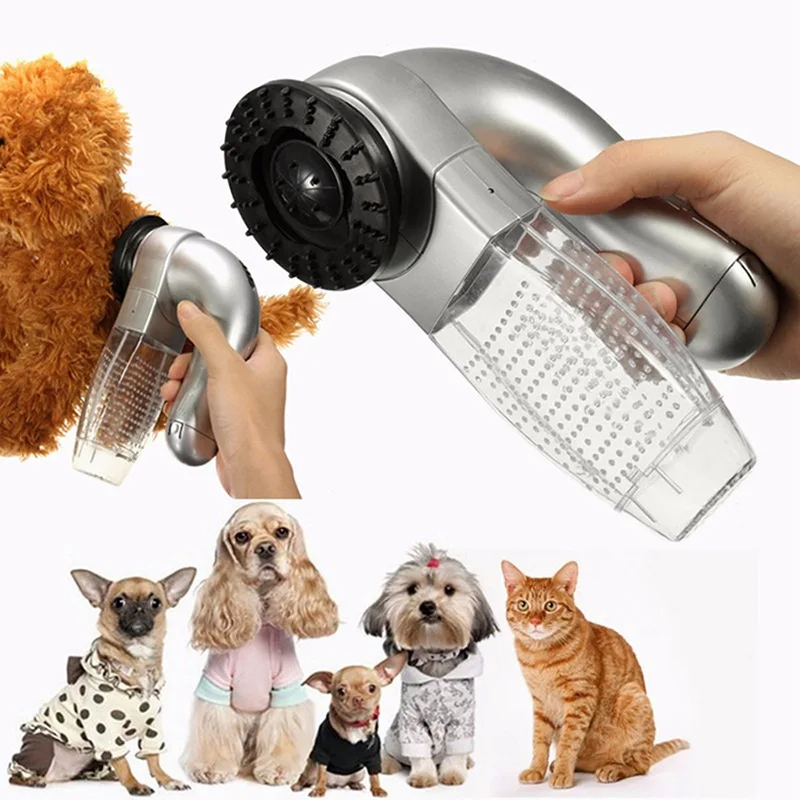 

Cat Dog Animals Hair Comb Pet Grooming Portable Cat Dog Deshedding Clipper Electric Suction Device Vacuum Fur Cleaner
