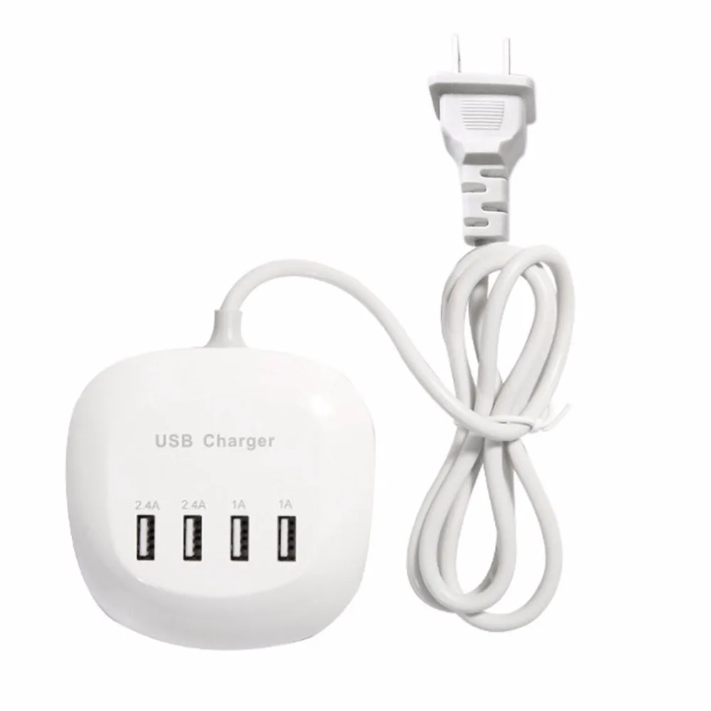 4 порта USB зарядное устройство для мобильного телефона Micro USB быстрая зарядка зарядное устройство для путешествий настенное зарядное устройство адаптер разъем универсальный для телефона