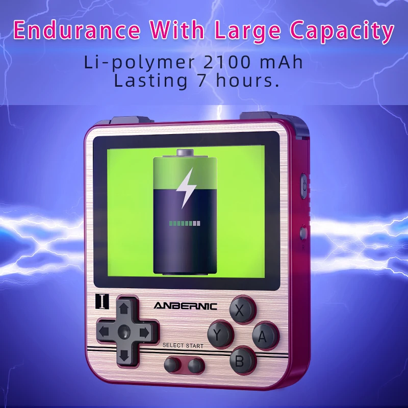 Anbernic Retro Jogo Console Aberto Sourse Sistema 5000 Jogos Ps1 Jogador Portátil Bolso Handheld Game 280v Rg280v - Image 4