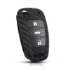 Cover chiave telecomando per Audi Sline A3 A5 Q3 Q5 A6 C5 C6 A4 B6 B7 B8 TT 80 S6 - KEYYOU custodia portachiavi in Silicone per auto a 3 pulsanti per Audi Sline A3 A5
