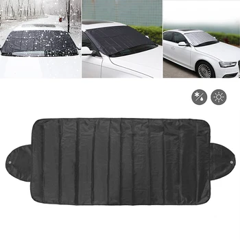 

Car Exterior Protection Snow Blocked Car Covers Snow Ice Protector Visor Sun Shade Front Rear Windshield Cover Block Shields