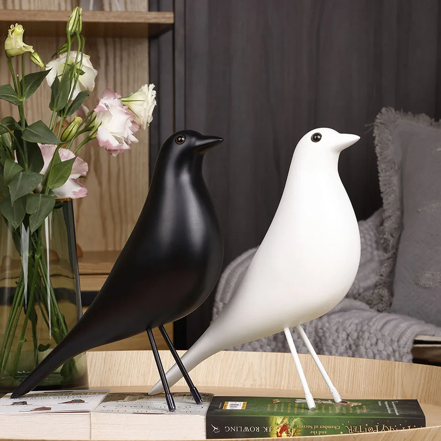 Home Decoration House Bird Wooden Craft Bobo Feeder For Angry Birds Tweety Artificial Decor