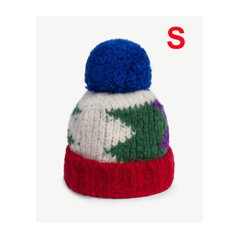 S for 1-3Y Комплект детской одежды, Осень-зима, вязаная шапка для мальчиков и девочек, детская эластичная повязка на голову, пояс для покупок - Цвет: S for 1-3Y