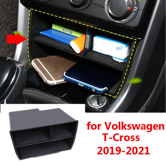 $US $32.50 Car Central Control Storage Box Car Multi-grid Multi-functional Storage Box for Volkswagen VW T-CROSS Tcross 2021 2020 2019
