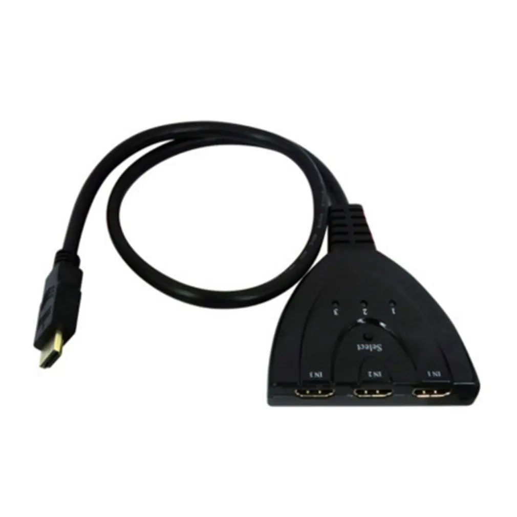 Горячая Распродажа 1080P 3D Mini 3 переключатель порта HDMI 1080P выключатель HDMI делитель 3 в 1 из Порты и разъёмы концентратор для DVD HDTV Xbox PS3 PS4 1080P