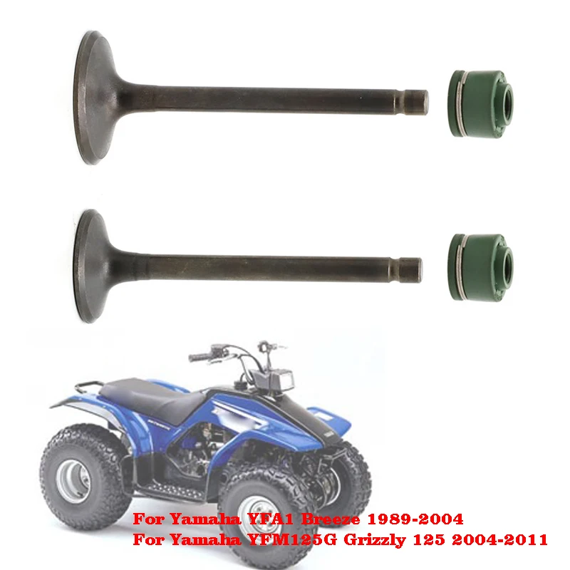 ATVPartsIntakeExhaustValvesSetForYamahaYFA1Breeze19892004