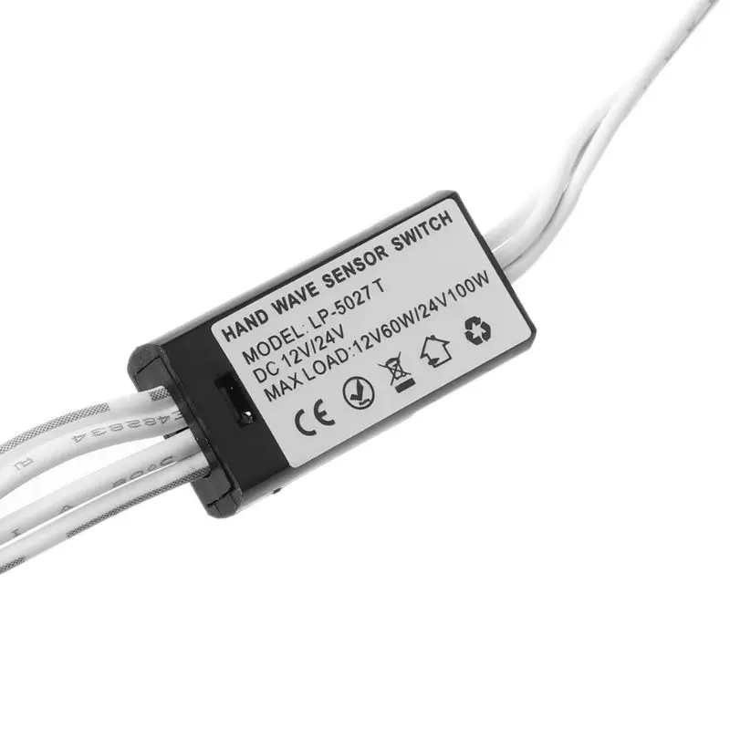 DC 12 V-24 V Инфракрасный Ручной волны Сенсор переключатель 5A ручная развертка переключатель 8 см Чувство расстояние для платяного шкафа