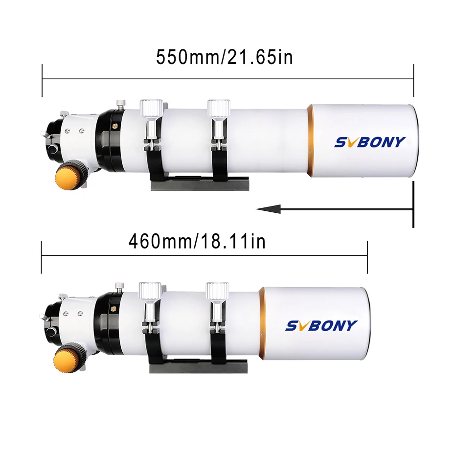 SVBONY SV503 80ED F7 телескоп OTA Ахроматический рефрактор трубка 2 &quotдвойной скоростной