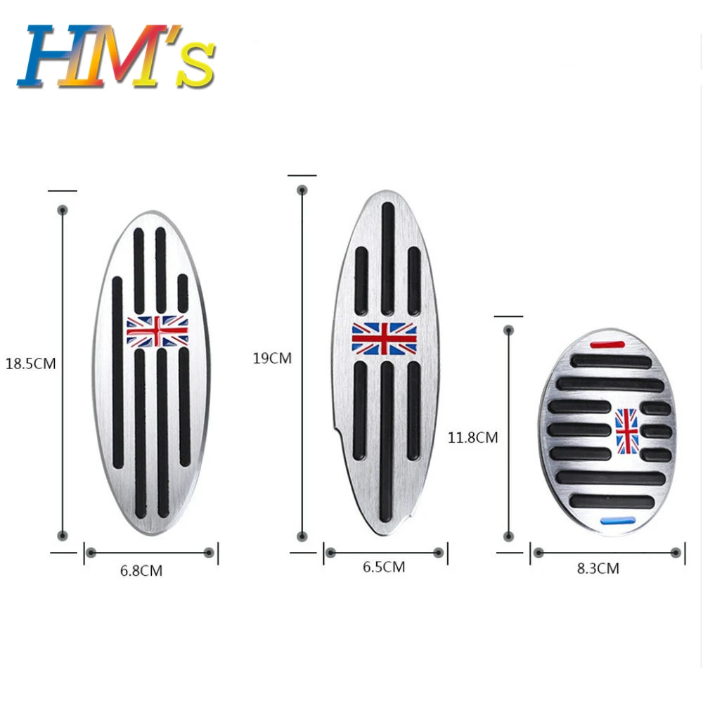 Наклейка на педаль для MINI Cooper R50 R52 R53 R55 R56 R57 R58 R59 R60 R61 F54 F55 F56 F57 F60 Countryman Clubman|Наклейки