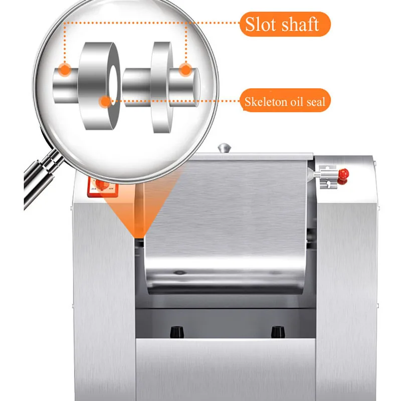 Electric Dough Mixer Machine 7.5/15KG Kitchen Equipment Food Processor Flour Churn Bread Pasta Noodles Make Machine
