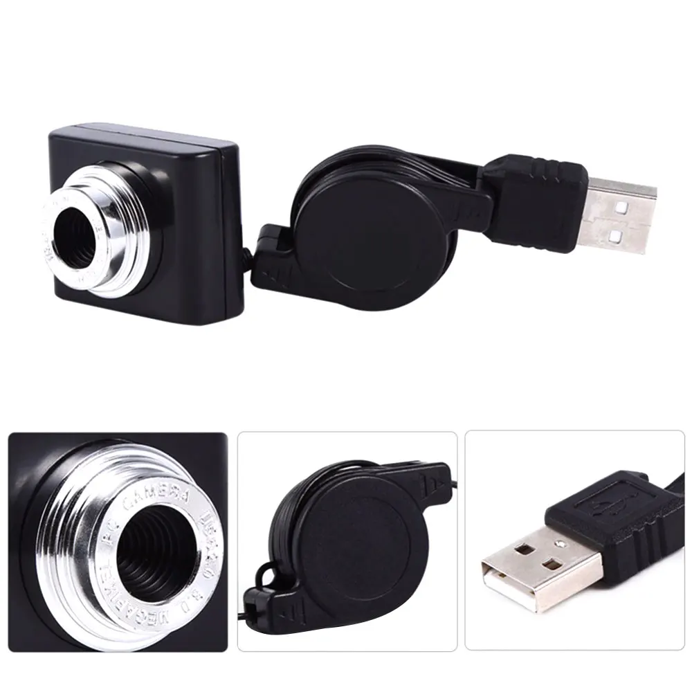 

USB HD 720P Webcam Computer Web Cam CMOS Sensor Digital Video Camera for PC Laptop Notebook Computer Clip-on Camera