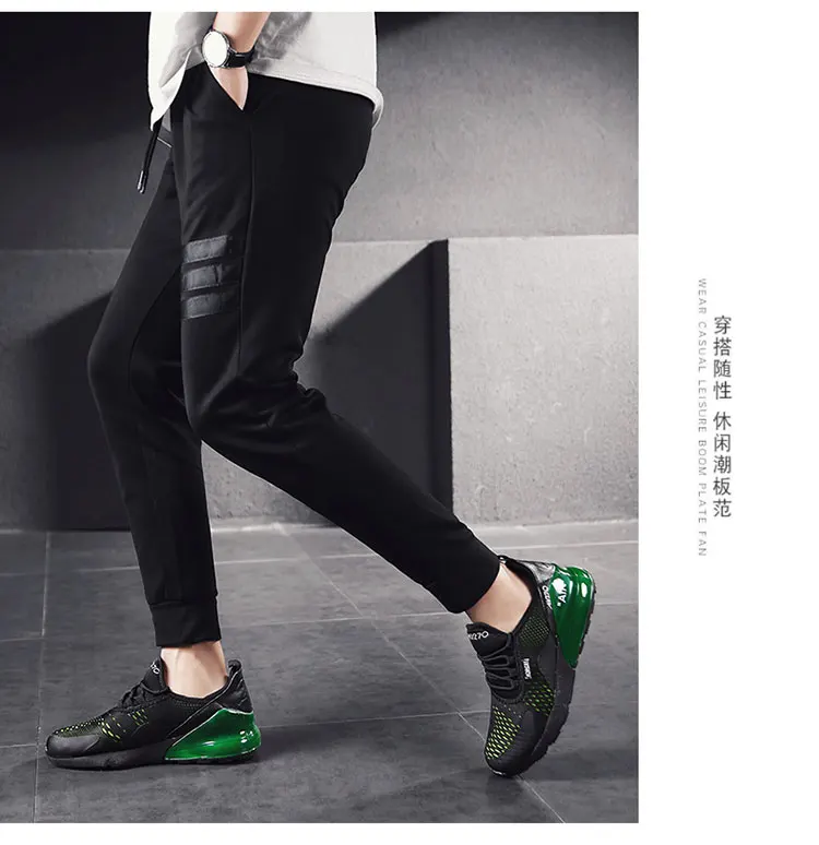 Кроссовки мужские Flyknit кроссовки Мужские дышащие 270 воздушные подушки спортивная обувь Нескользящая Мужская Спортивная обувь мужские chaussure homme