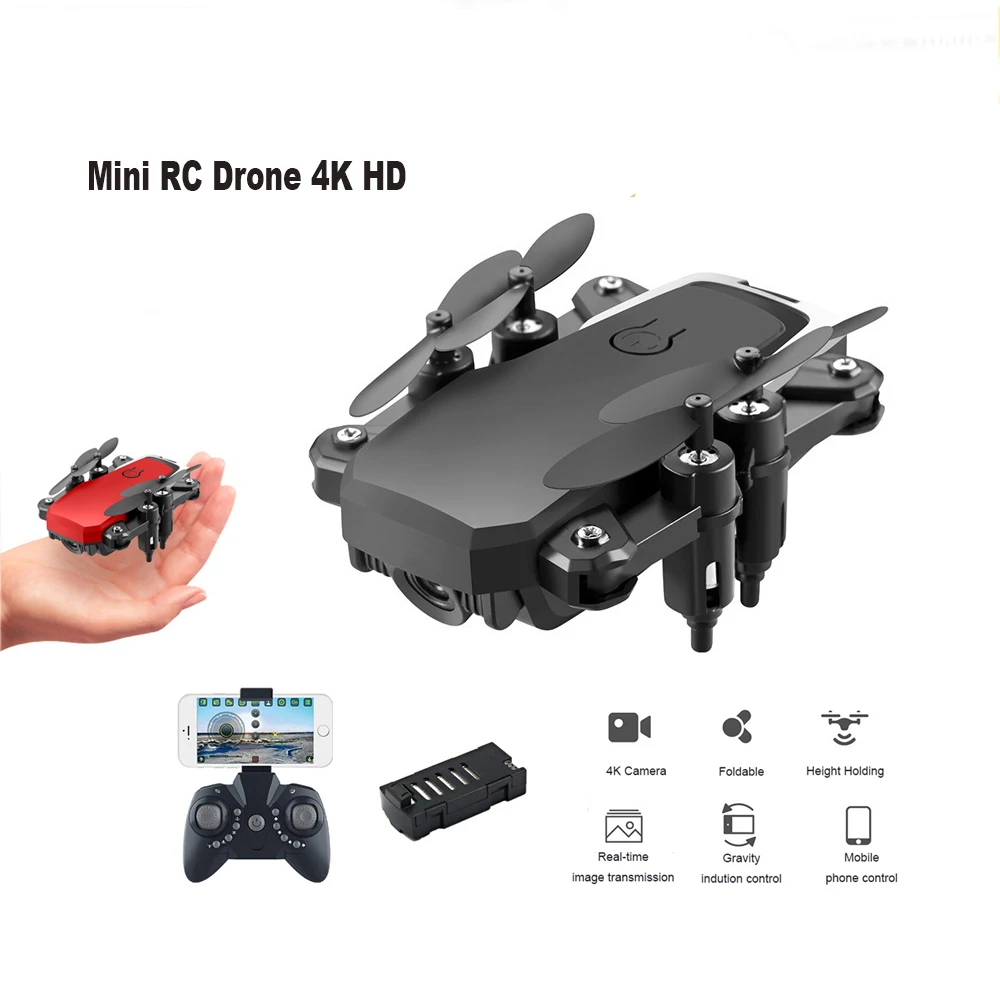 

RC Drone Quadcopter Fun Small Professional Foldable RC Quadcopter Drone Kit with Camera Hd 1080P 5G Wifi FPV GPS Drone 4k 6ch 3C