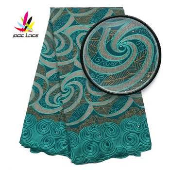 

100 Cotton African Dry Lace Fabric With Stones 2019 New Design High Quality Nigerian Lace Fabric With Embroidered AMY3052B