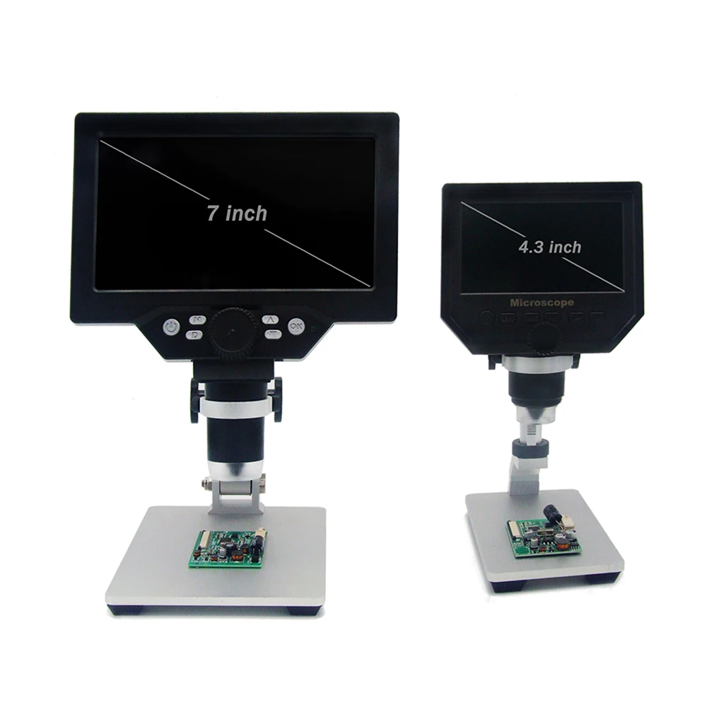 1-1200X цифровой электронный микроскоп Видео микроскопы 12MP " HD lcd резист для пайки пайка SMT телефон Ремонт лупа сплав Стенд