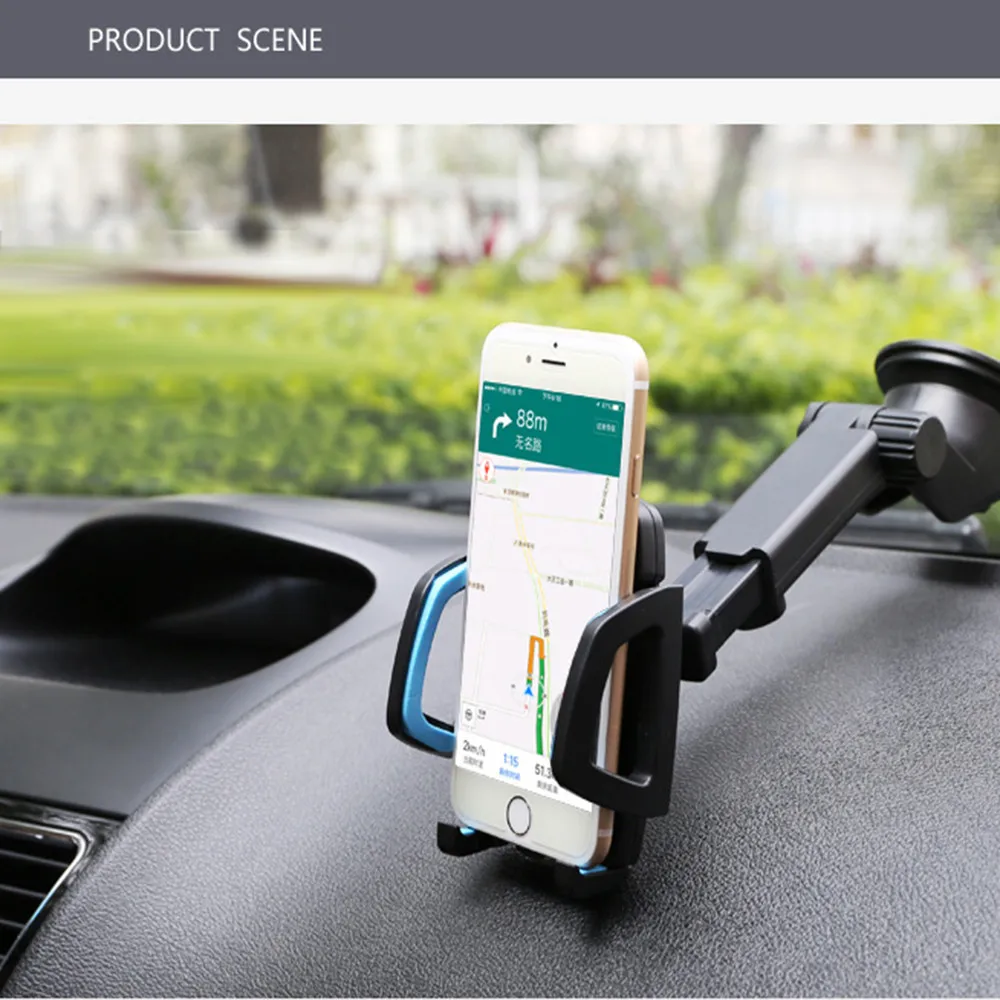 Горячая Распродажа Универсальный 360 Вращающийся Автомобильный держатель для лобового стекла Подставка Кронштейн для сотового телефона дропшиппинг для honda crv для Toyota