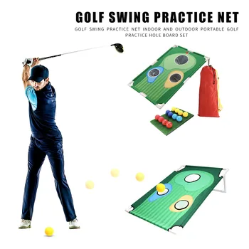 

Golf Practice Net Set Golf Training Equipment Oxford Cloth Golf Chipping Practice Net Indoor Outdoor Pitching Target Cage Golf