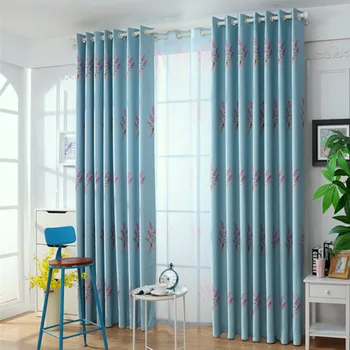 

Lavender Printing Full Shading Curtains for Living Dining Room Bedroom.