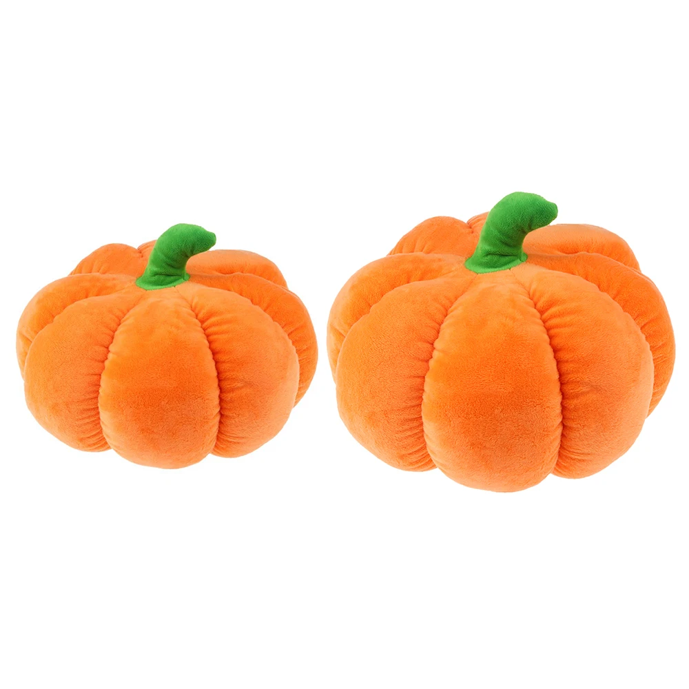2x Home Decor Cushions Decorative Pillow Stuffed Toy Halloween Pumpkin Gift