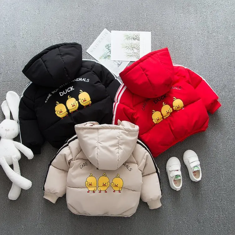 Male Baby Cotton Overcoat Winter BOY'S Thick Cotton-padded Jacket Fashion 0-1-2-3-4-Year-Old Winter Cotton-padded Jacket
