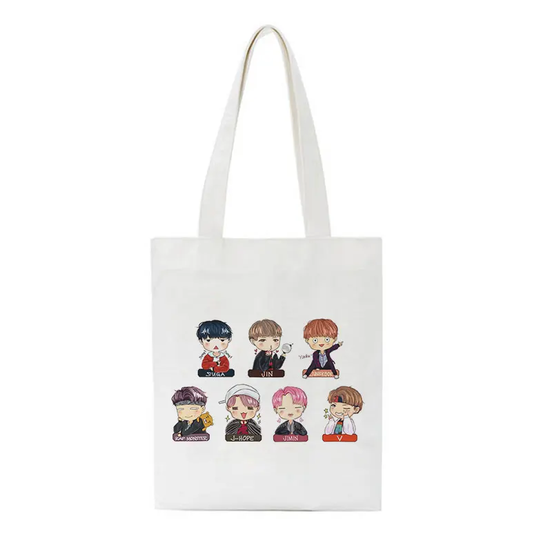 Bangtan Boys V Jin Jungkook Suga Harajuku сумка на плечо для женщин RM J hope Ulzang через мультяшная сумка|