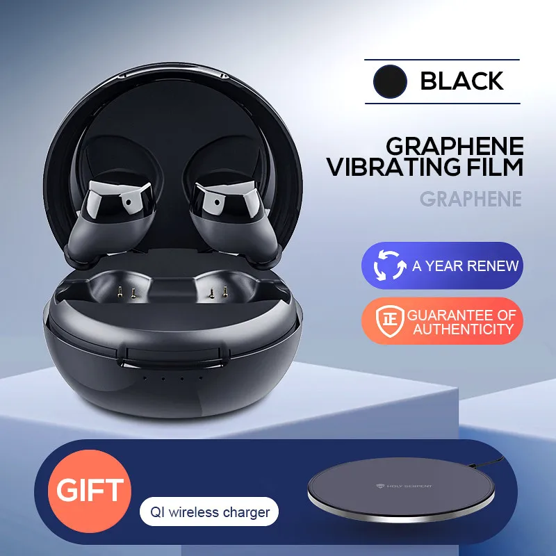 

HOLY SERPENT T1 Bluetooth 5.0 True Wireless Earphone Headphones TWS Sport Earbuds HiFi Bass Stereo Headsets IPX6 Waterproof