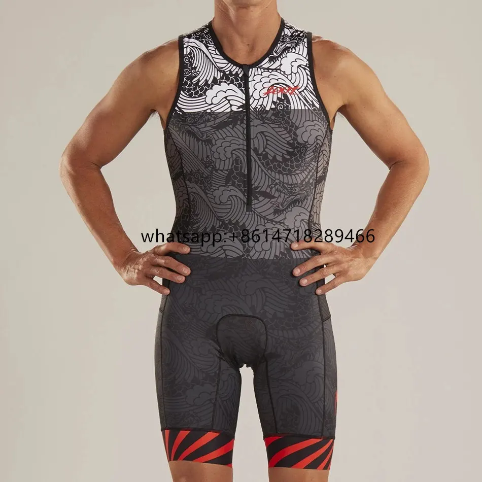triathlon 3 ZOOT, мужской триатлонный комбинезон без рукавов для велосипеда/триатлона, одежда на заказ, велосипедная одежда appare iron, Мужская одежда, костюм для триатлона - Цвет: triathlon 3