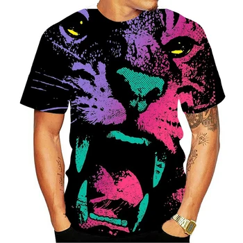 

Brand Leopard T-shirt Men/Women Anime T-shirt 3d Printed T-shirt Street Style T-shirt Cool Men's Large Size Top Casual T-Shirt