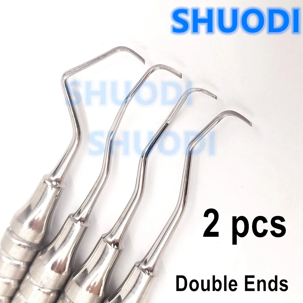 2 PCS Dental Professional Gracey Curette Periodontal Bone Curettes