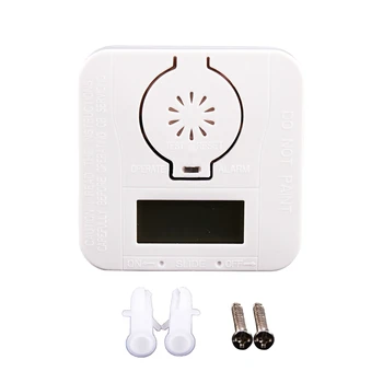 

Co Carbon Monoxide Smoke Detector Alarm Poisoning Gas Warning Sensor Security Poisoning Alarm Lcd Photoelectric Detectors