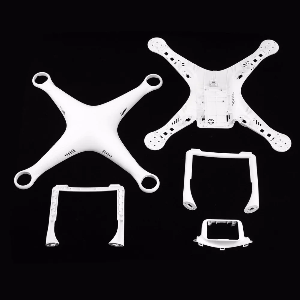 Портативный корпус оболочки комплект для DJI Phantom 3 стандартные оригинальные части верхней оболочки и нижней оболочки корпуса и шасси протектор