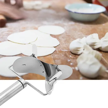 

Dumpling Dough Press Mold Cutting Blade Dough Circle Cutter DIY Ravioli Maker Device Dumpling Wrapper Manual Household Tools