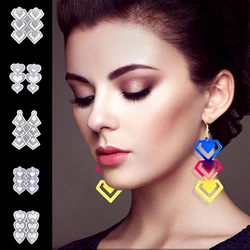 Valentine's Day Silicone Mold Earrings Pendant Mould Resin Keychain Epoxy Mold DIY Earhooks Jewelry Making Tools Bracelet Decor