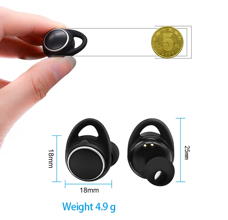 Наушники-вкладыши TWS touch binaural bluetooth-гарнитура 5,0 Беспроводная мини невидимая Спортивная Беговая гарнитура универсальные наушники IPX6 водонепроницаемые