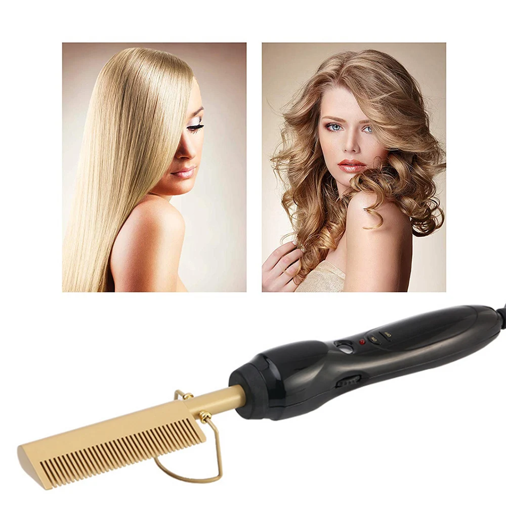 

DIDIHOU Electric Environmentally Friendly Titanium NewAlloy Hair Curler Comb Wet and Dry Hair Use Hair Curling Iron Straightener