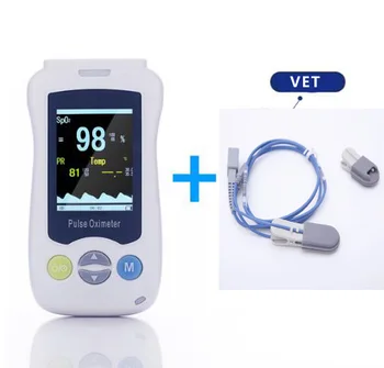

Veterinary oximeter medical fingertip Oximetro handheld pulse SPO2 VET blood oxygen De Dedo portable packaging